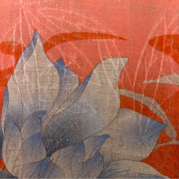 Spell & The Gypsy Cherry Blossom Kimono in Tangerine Size M/L with Sash - Picture 3 of 11